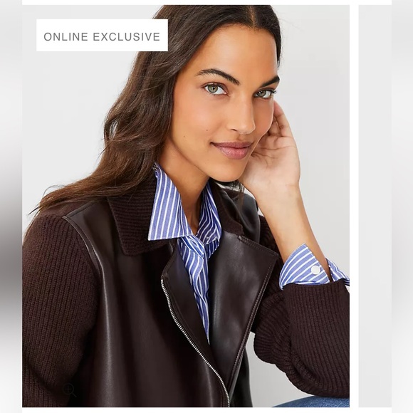 Linea by Louis Dell’ Olio Purple Jacket Leather Jacket - Picture 1 of 16